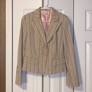 Stripe blazer